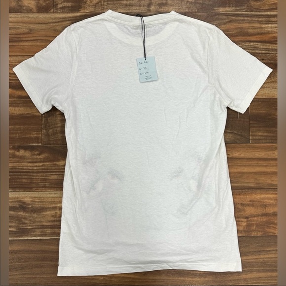 NWT Chiara Ferragni White Red Polo T-Shirt Short Sleeve - Picture 2 of 3